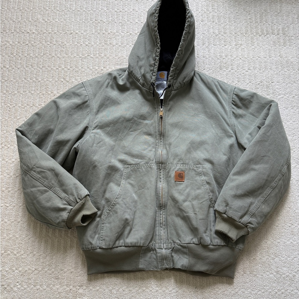 Carhartt Olive Quilted Jacket